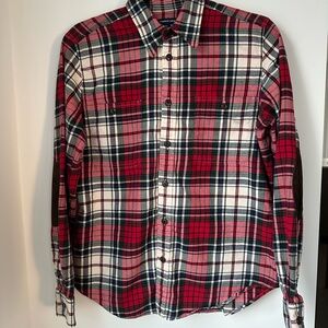 Ralph Lauren Sport Red and White Plaid Button Down Shirt